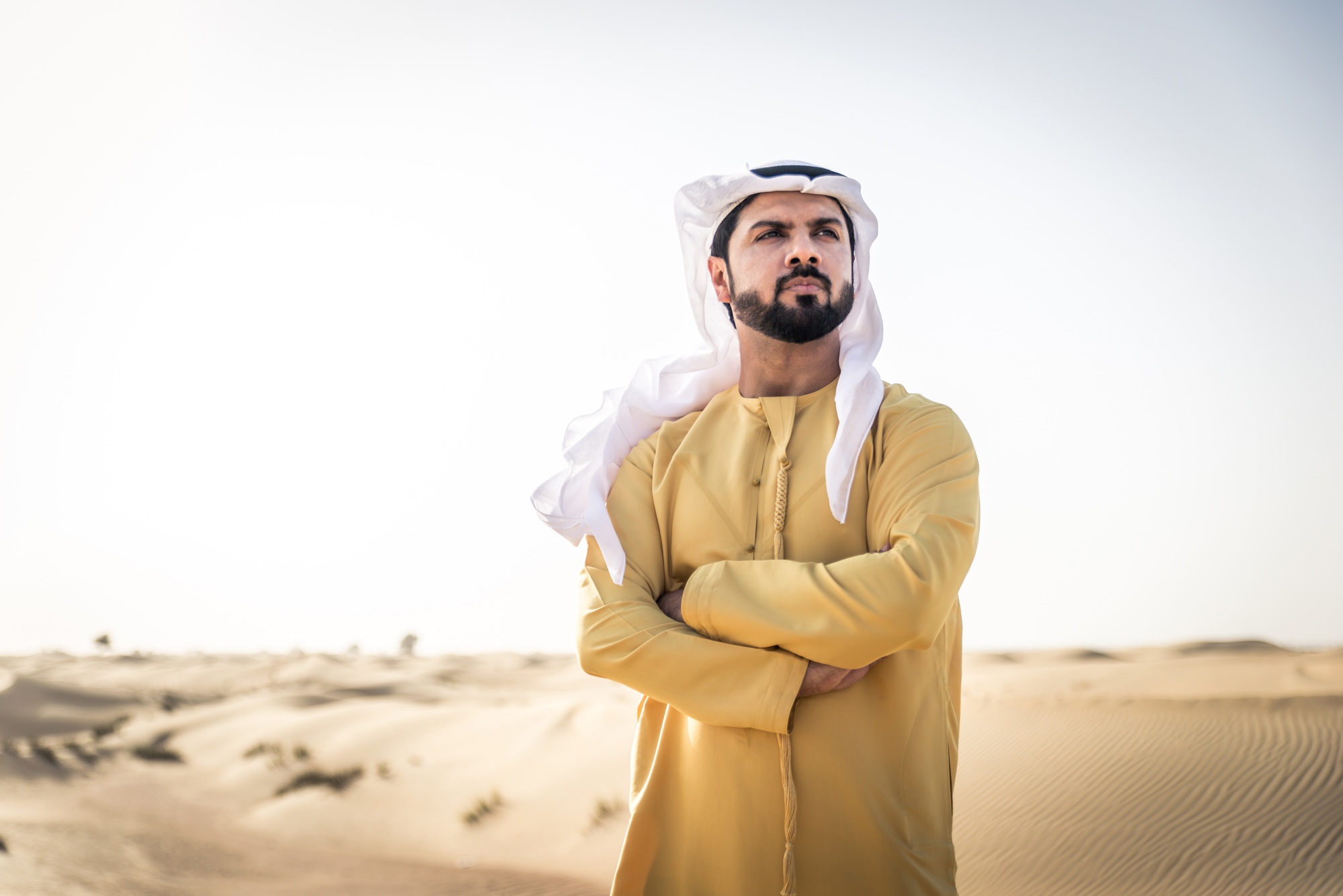 Arabic man in the desert